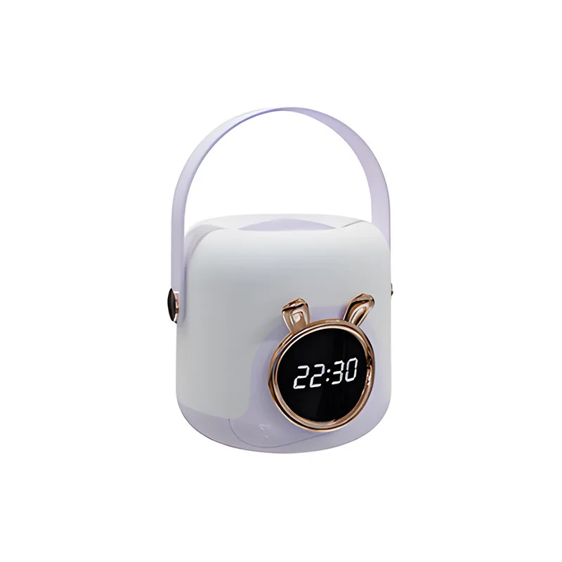 Handheld Clock Light, Household Intelligent Remote Control Charging, Digital Display Alarm Clock, Atmosphere Small Night Light