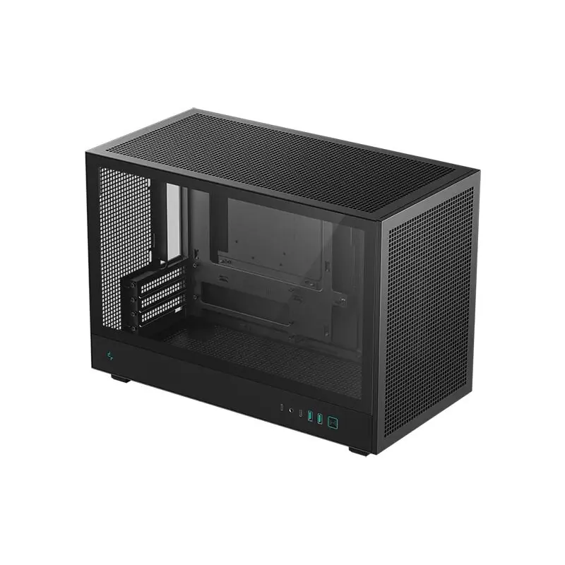 CH160 Small Case ITX Side Through-mesh Handle Case Long Graphics Card ATX Power Supply Type-C