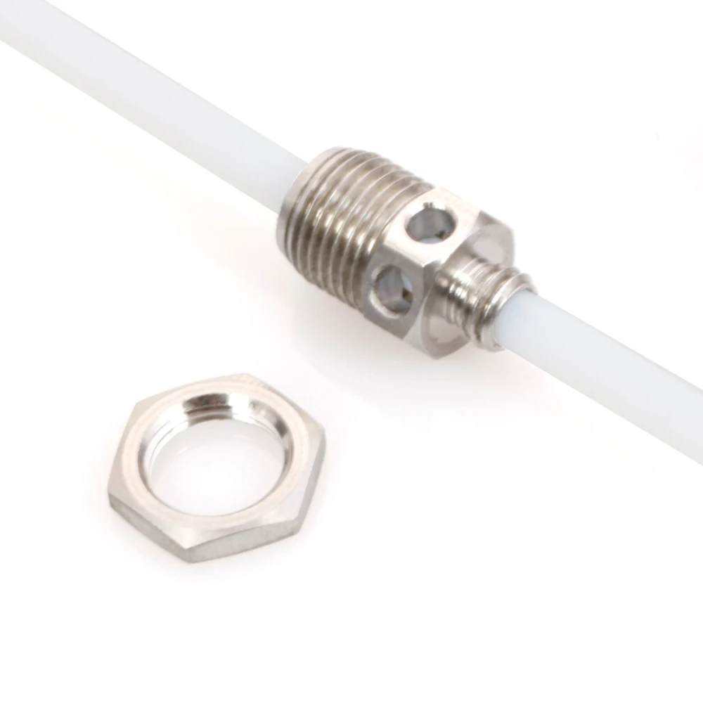 Stainless Steel CNC 10M6A Connection Adapter For OMG V2S Extruders