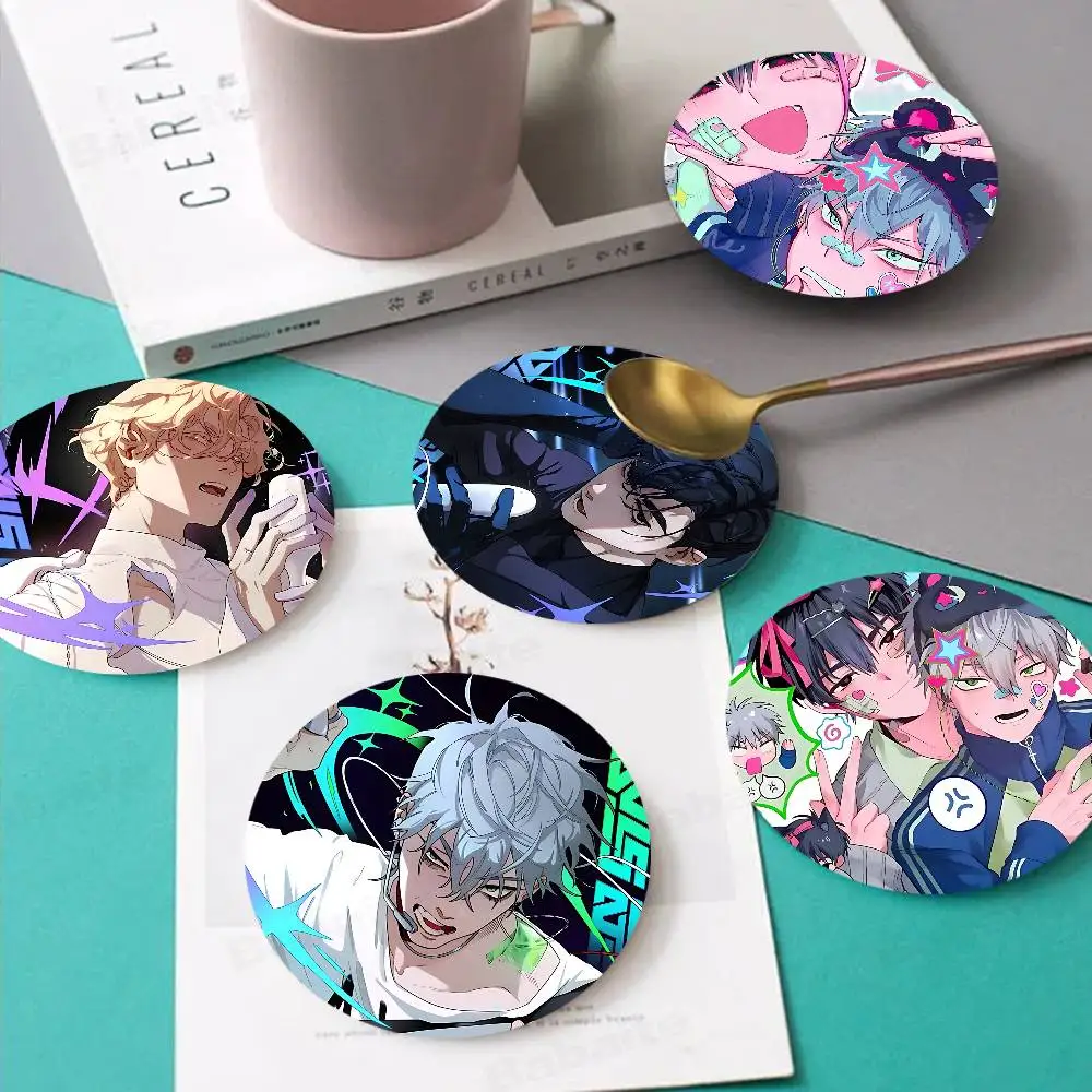 classic hot A-Alien Stage Anime Coaster Wooden Drink Tray Suitable for Restaurants and Coffee Shops Easy To Wash and Clean
