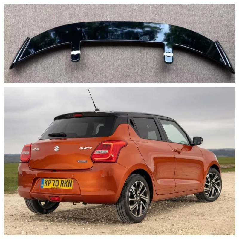 Image of Sayap spoiler untuk 2007-2018 für suzuki swift sport spoiler abs plastik atap mobil belakang sayap biir schlauch aksesori