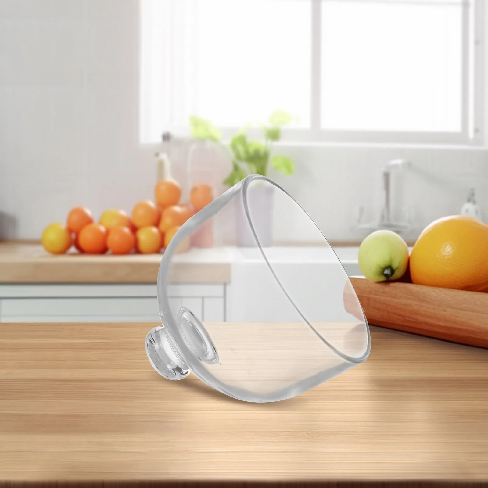 

Glass Cake Cover Dome Transparent Round Food Stand Lid for Pastry Bakery Display Dust Guard Reusable Freshness Preserving Cloche