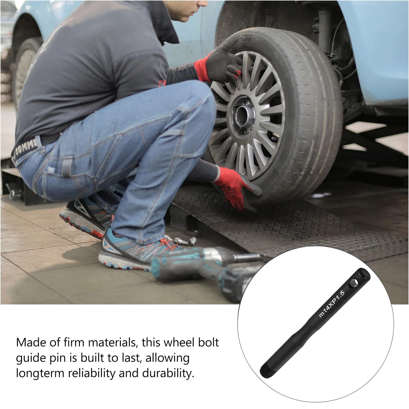 

Heavy Duty Wheel Tire Alignment Pin Hanger Tool Car Wheel Positioning Bolt Guide Pin Tire Changing Repair Kit Alignment