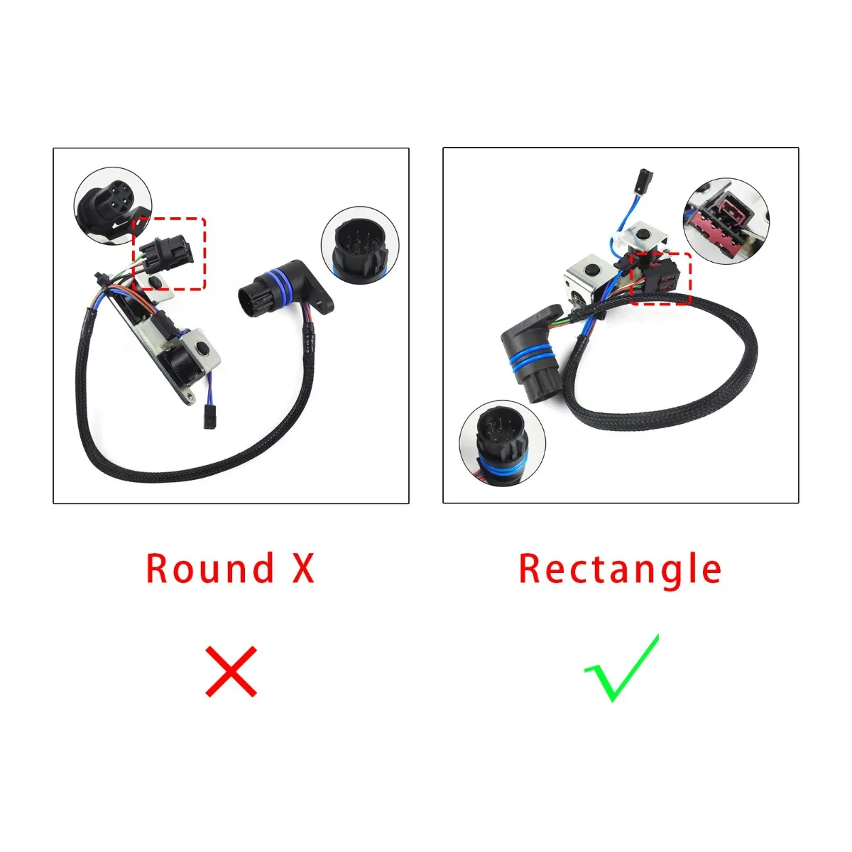 Car 42RE 46RE 47RE 48RE A500 A518 TCC Overdrive Solenoid w/ Wire Harness For Dodge Replacement Accessories