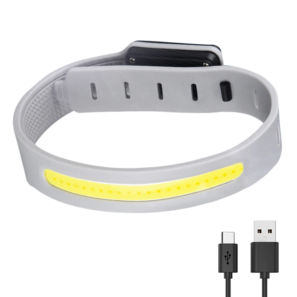 

COB LED Leg Warning Light 350mAh 500LM Sport Arm Leg Wristband Light Type-C USB Rechargeable IPX4 Waterproof Portable Lamp