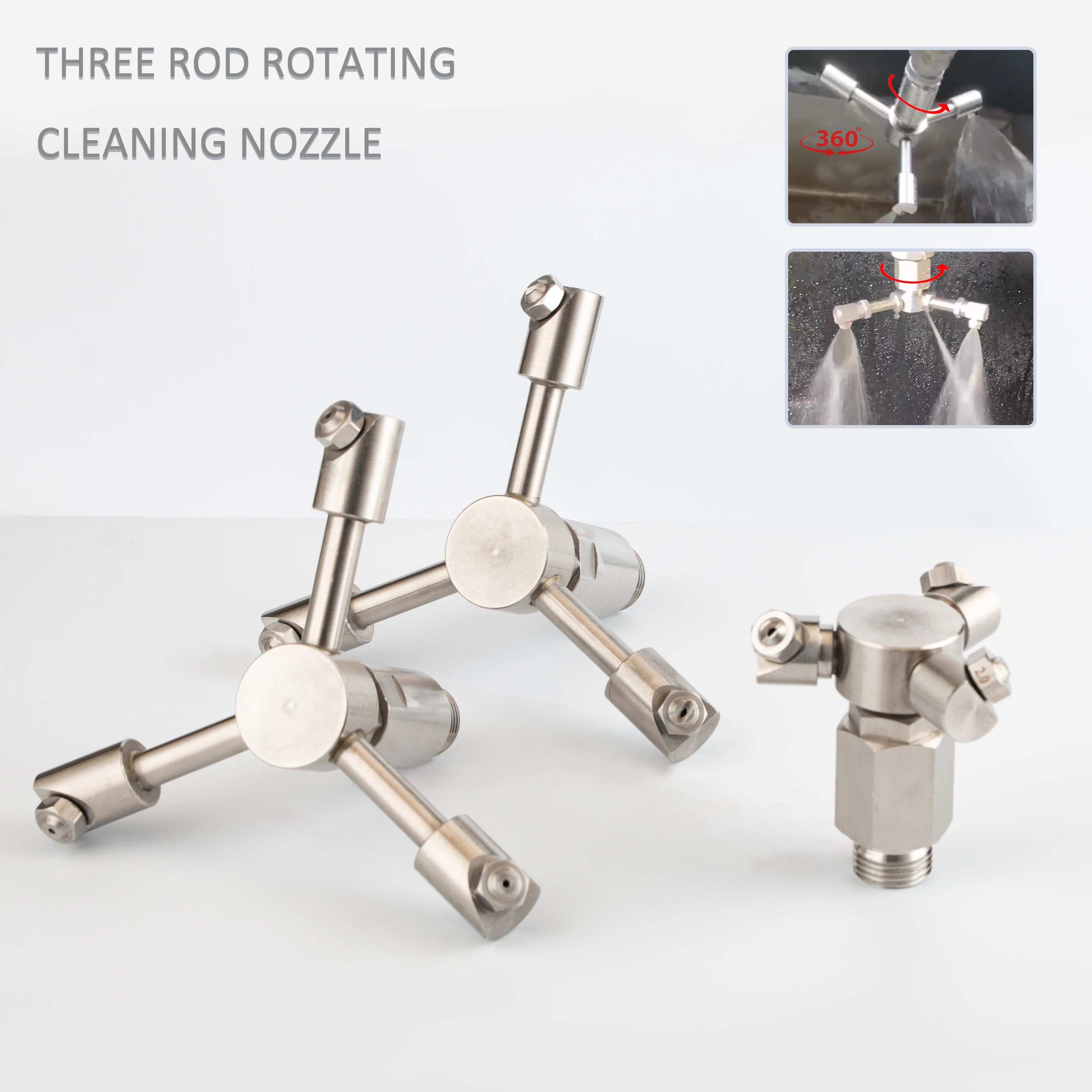 360 degree automatic rotation durable stainless steel nozzle high pressure building cleaning machine 5L water capacity