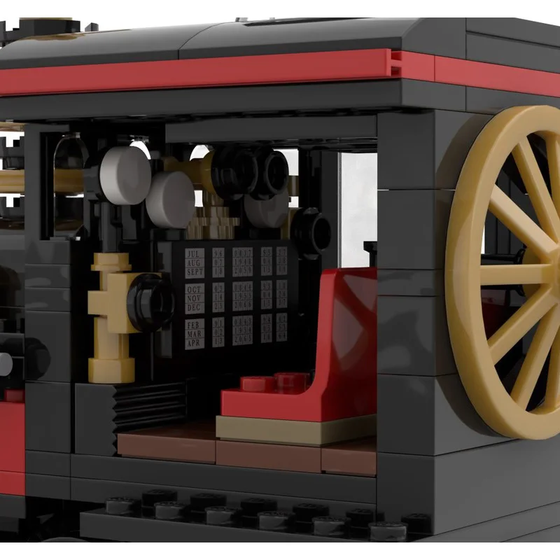 鉄道列車モデル Moc ビルディングブロック時間機関車モジュラービルディングモデル技術レンガ DIY 建設組立おもちゃ