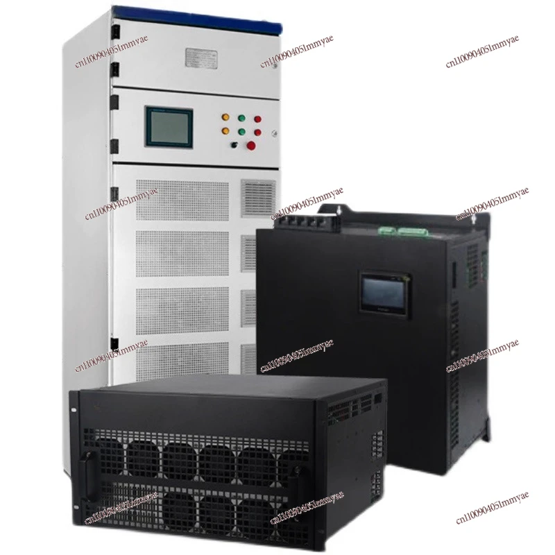

Устройство оснащен полноценным набором распределительных шкафов. Компенсационный шкаф с статической реактивной энергопотреблением