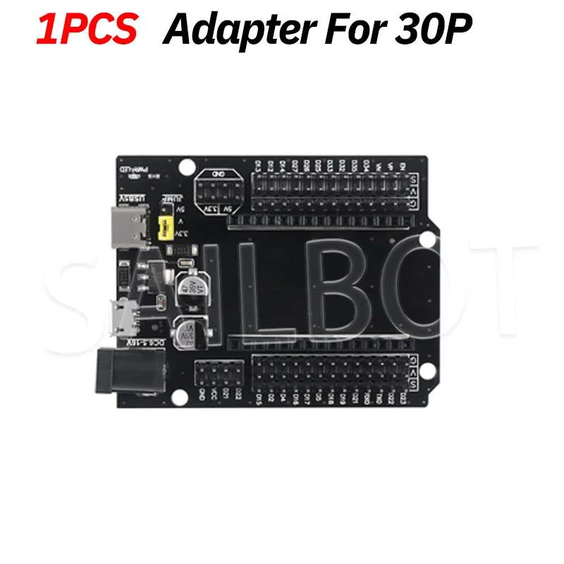 لوحة تطوير ESP32 TYPE-C 30P CH340C/ CP2102 WiFi + بلوتوث استهلاك طاقة منخفض للغاية وحدة لاسلكية ثنائية النواة