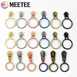 5/10/20/30Pcs 5# Zipper Puller Bag Sewing Zip Slider O Ring Closures Zippers Repair Headparts Jacket Zips Head DIY Accessories
