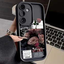 For Funda Samsung Galaxy S24 S23 S22 S21 S 24 23 Ultra FE Plus Note20 Note 20 Ultra S23Ultra Case Cute Soft Luxury Phone Cover