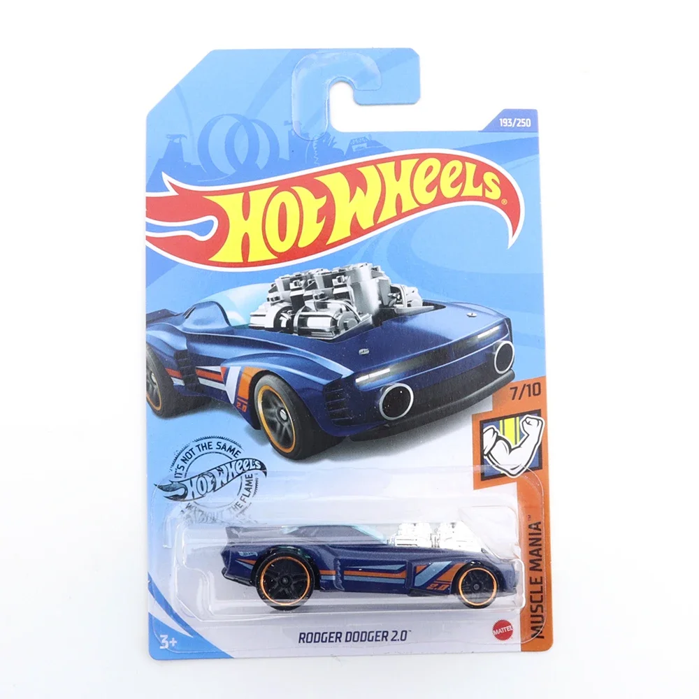 2021 RODGER DODGER 2.0 Original Hot Wheels Mini Alloy Coupe 1/64 Metal Diecast Model Car Kids Toys Gift