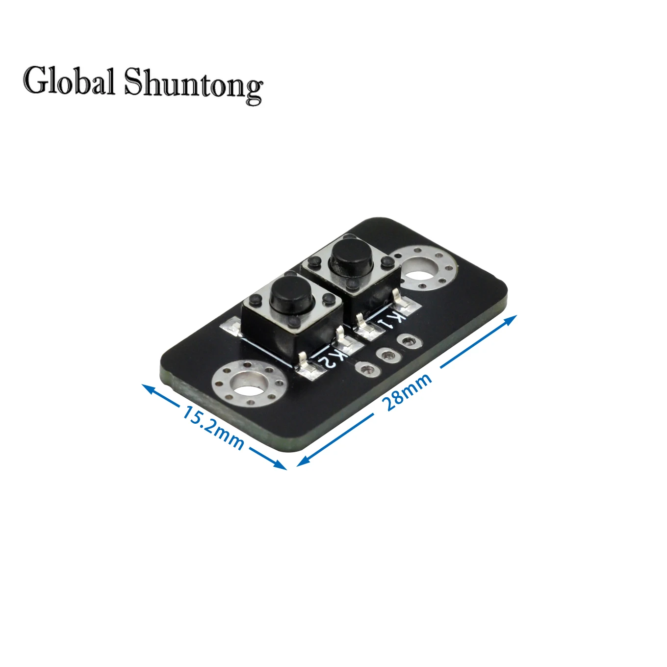 1 2 3 4 5 6 bit Independent Button Module MCU External Button Module Micro Switch ButtonBoard ForBluetooth Power Amplifier