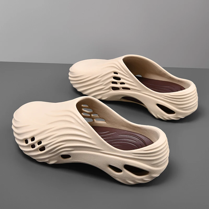 

Youth Trendy EVA Material Slip-On Slippers Anti-Slip Soft Bot Surgical Room Head Cover Sandals Beach f Slippers Men's S...