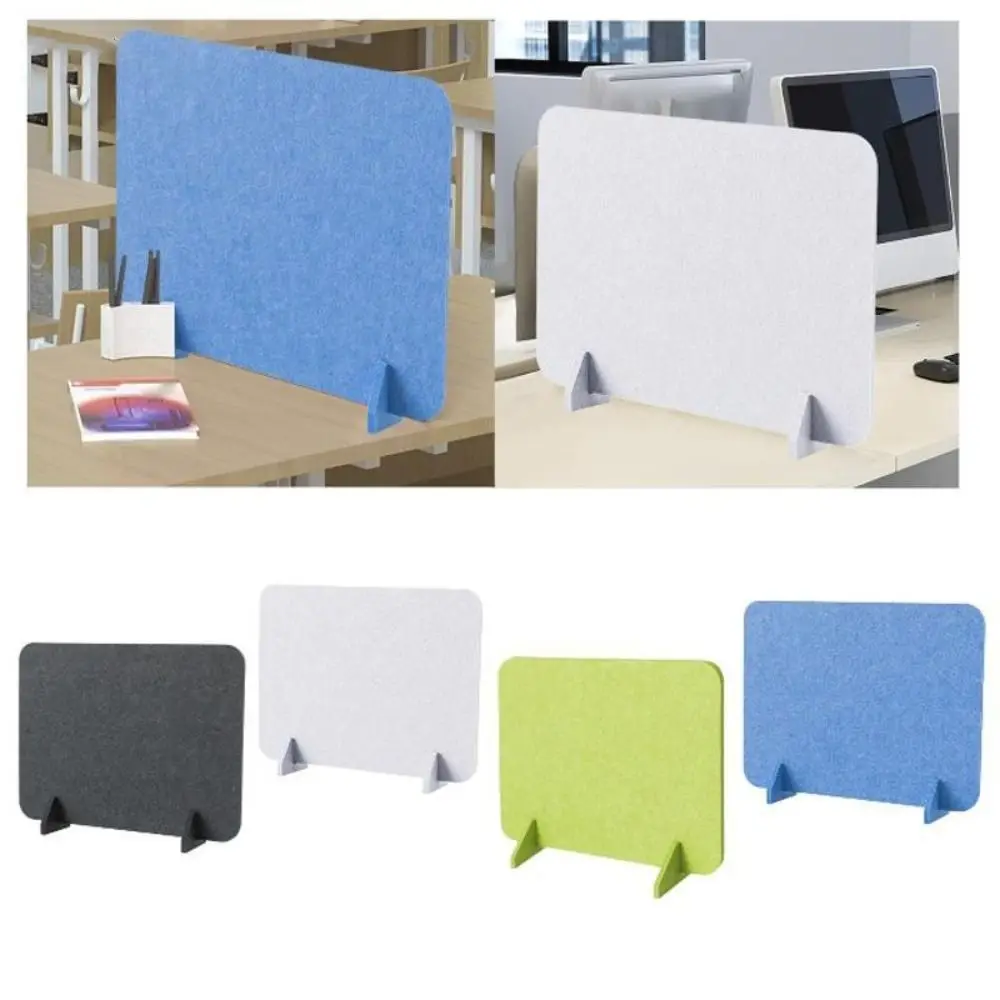 Durable Acoustic Student Desk Divider Felt Thickened Exam Baffle Privacy Panel for Student Desktops in Classroom