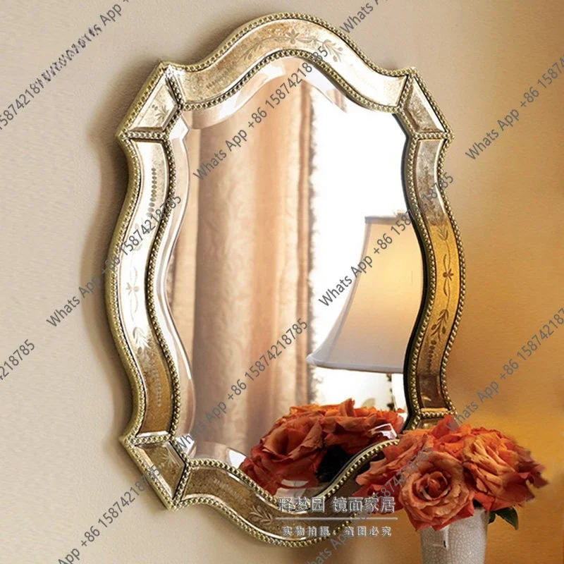 Tt Mirror Carved Mirror, Decorative Mirror, Porch, Bathroom, Venetian Mirror, Neoclassical Postmodern