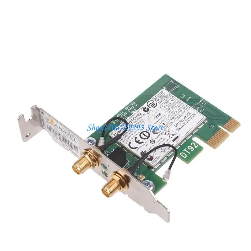 

Y2GD 300 Мбит / с Wi -Fi Card Atheros AR9280 Беспроводная адаптерная карта Dualband 300M для настольного компьютера