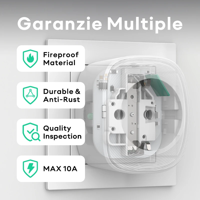 VOCOlinc Smart Plug WiFi Socket EU 10A With Power Monitor Timing Function Voice Control Work With Apple HomeKit Alexa GoogleHome