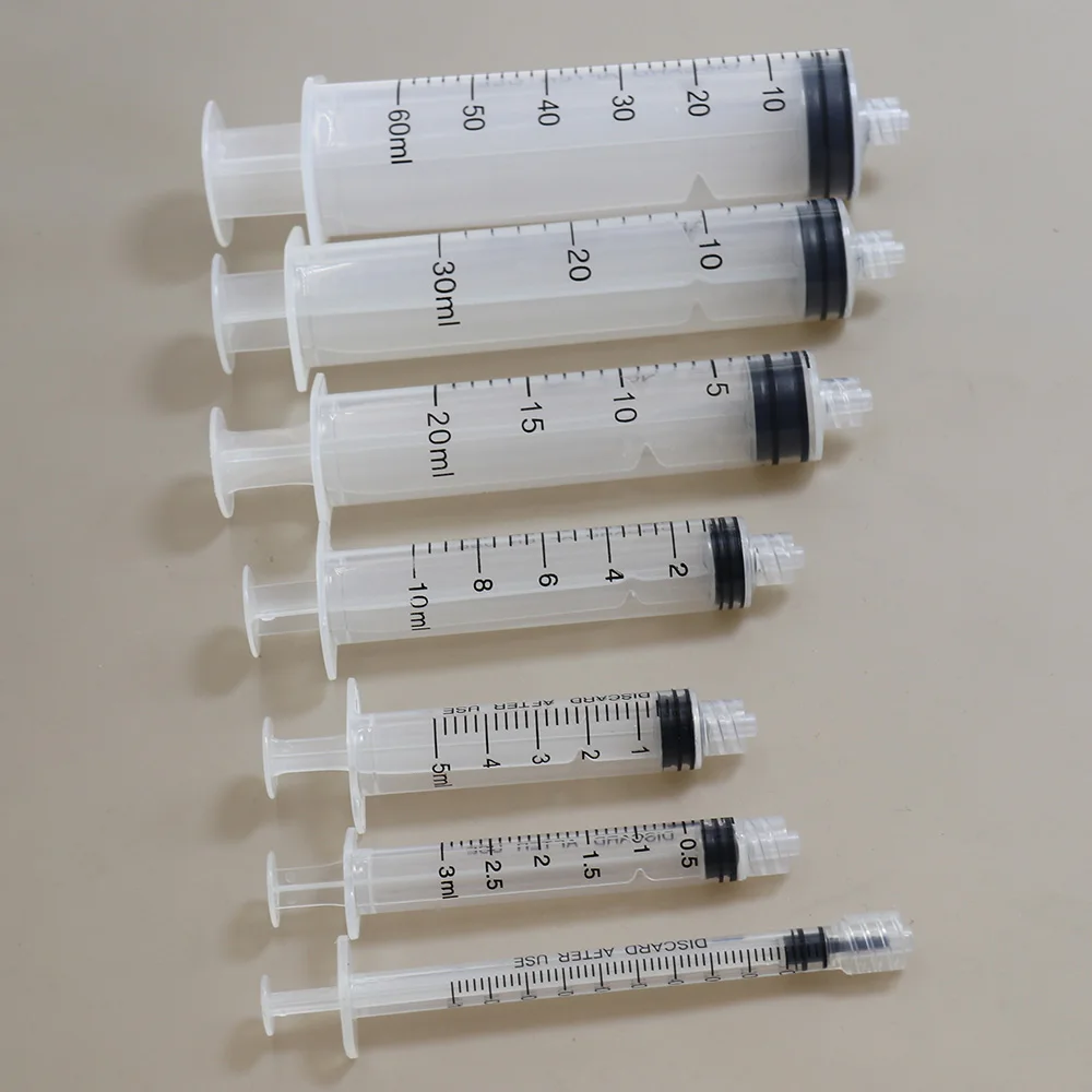 Luer Lock Syringe for Ink Injection And Industrial Dispensing - Available in Sizes 1ml 3ml 5ml 10ml 20ml 30ml 60ml