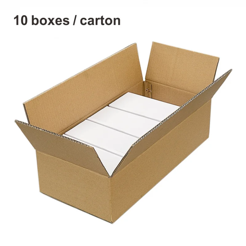 100PCS CR80 30mil PVC Blank White Card For Zebra / Evolis / Fargo / Thermal Printer