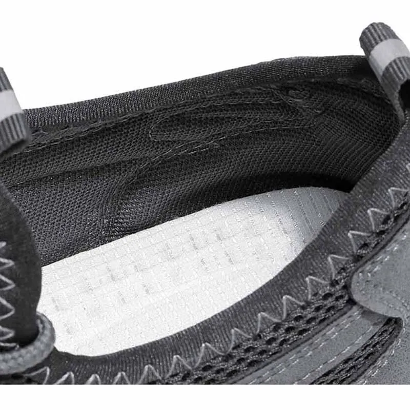 Oulylan 2025 أحذية عمل خارجية أحذية رجالية عادية موضة أحذية رجالية عادية مضادة للانزلاق لابو مريحة مقاومة للاهتراء منخفضة القمة #4