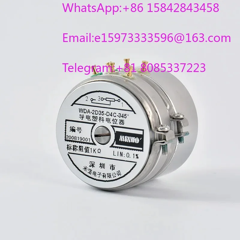 High Precision Dual WDA-2D35-D4C Rotary Conductive Plastic Potentiometer Angular Displacement Sensor