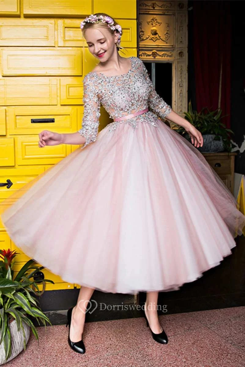 Charming Homecoming Dress Tulle Graduation Dresses Sweetheart Neck  Short Prom Party Gowns Girls Maxi Vestidos De Cocktail  50