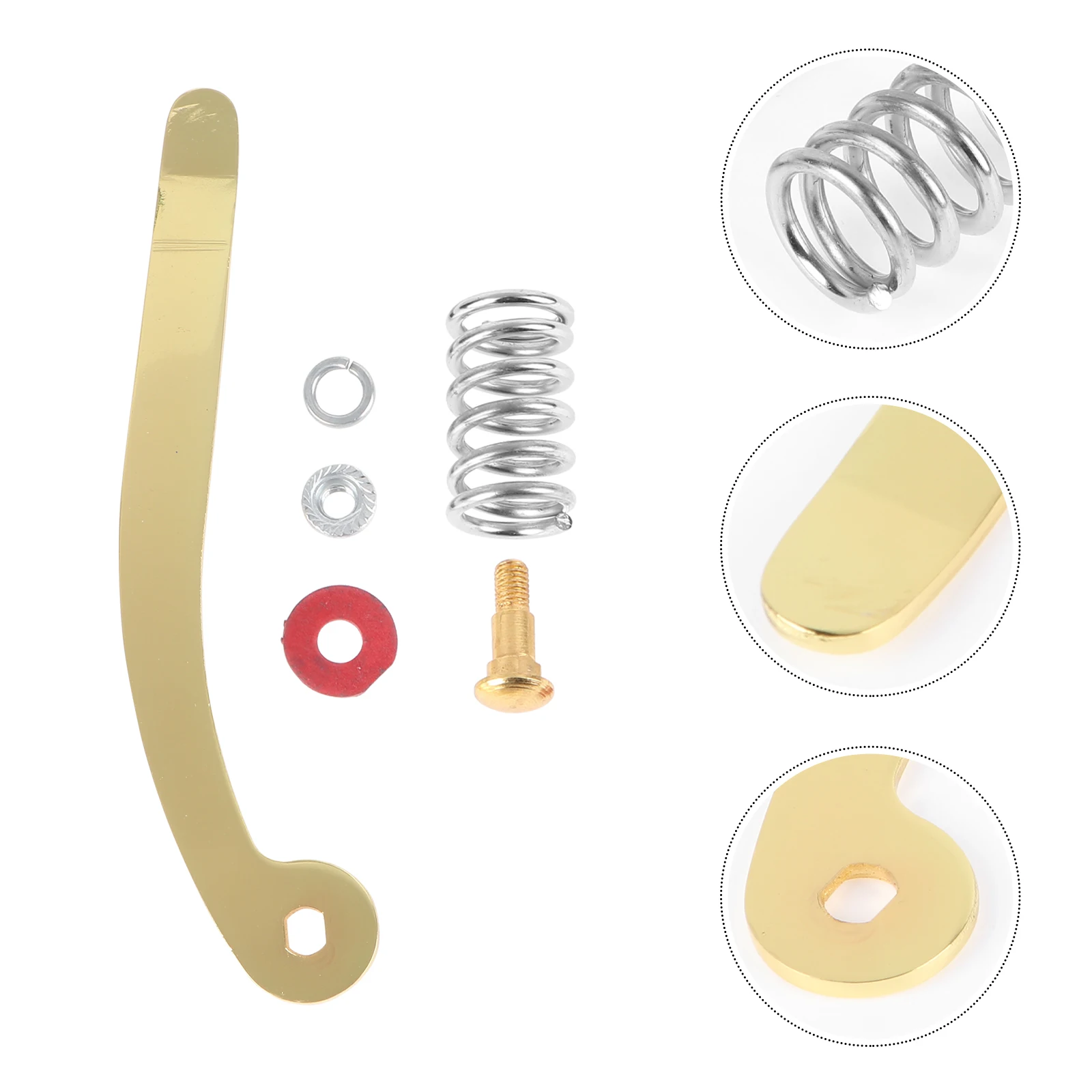 

Vibrato Bridge Tail Piece Tremolo Tailpiece Gold Whammy Electric Guitar Parts Spring