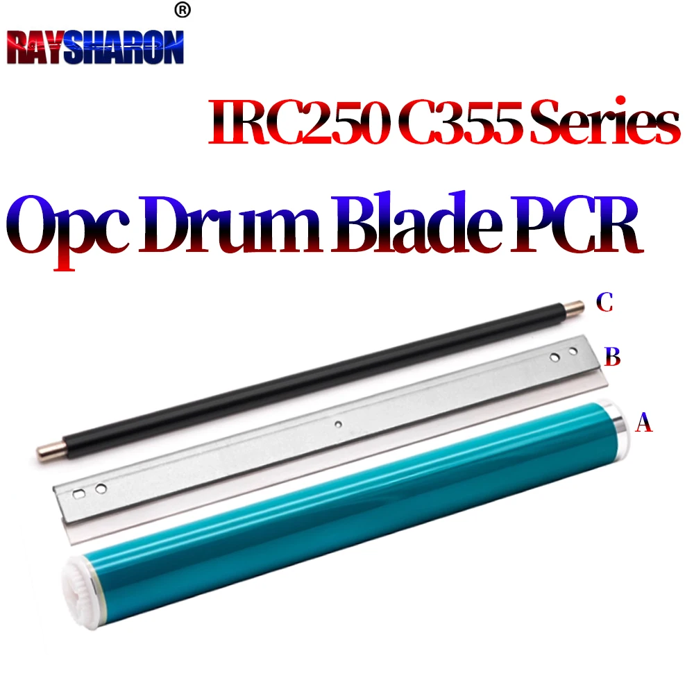 NPG-76 NPG-65 OPC Drum Cleaning Blade Charge Roller PCR For Canon IR C250 C256 C356 C357 C255 C350 C351 C355 C1225if MF820 810