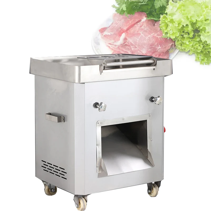 

Машина для нарезки мяса для столовых и ресторанов, 220В, стильный инженерный дизайн, для нарезки и измельчения мяса