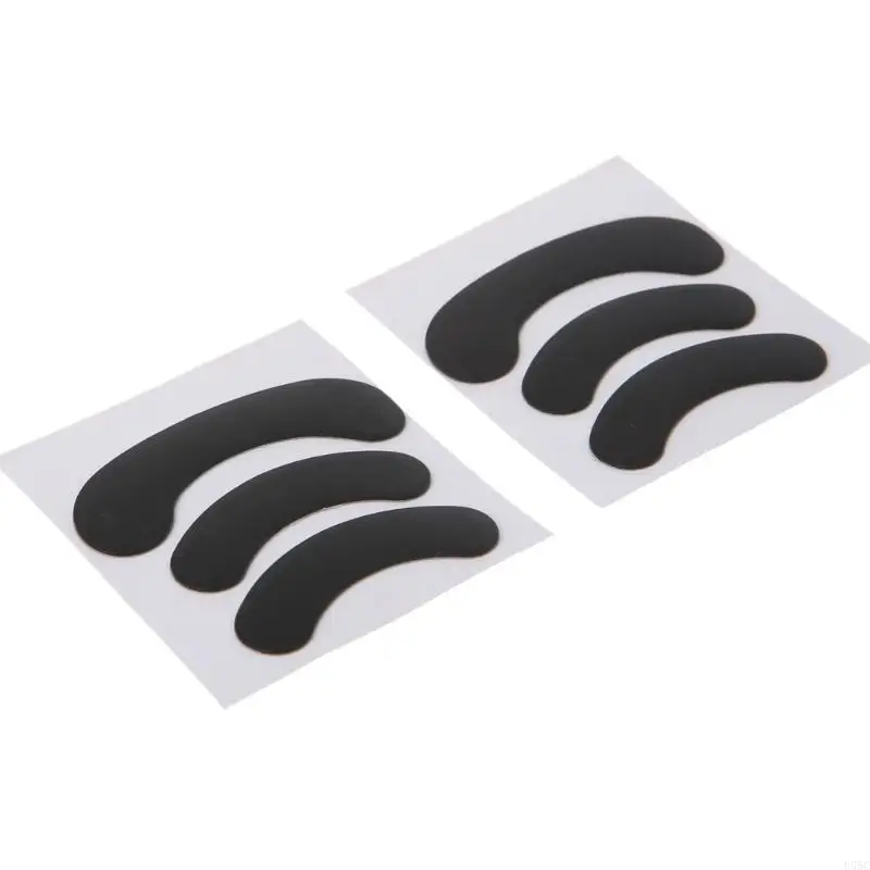 U55C 2 Set Mouse Replacement Accessory Mouse Skates Mouse Feet for Steel series Kana/Kinzu/v2/v3 Mouse Feet Black