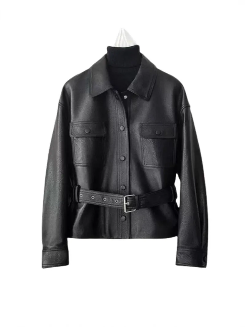 

Байкерские куртки Женская куртка Женская Y2K Летняя льняная вентилируемая сплит-расклешенная легкая отпускная солнцезащитная пляжная Femme