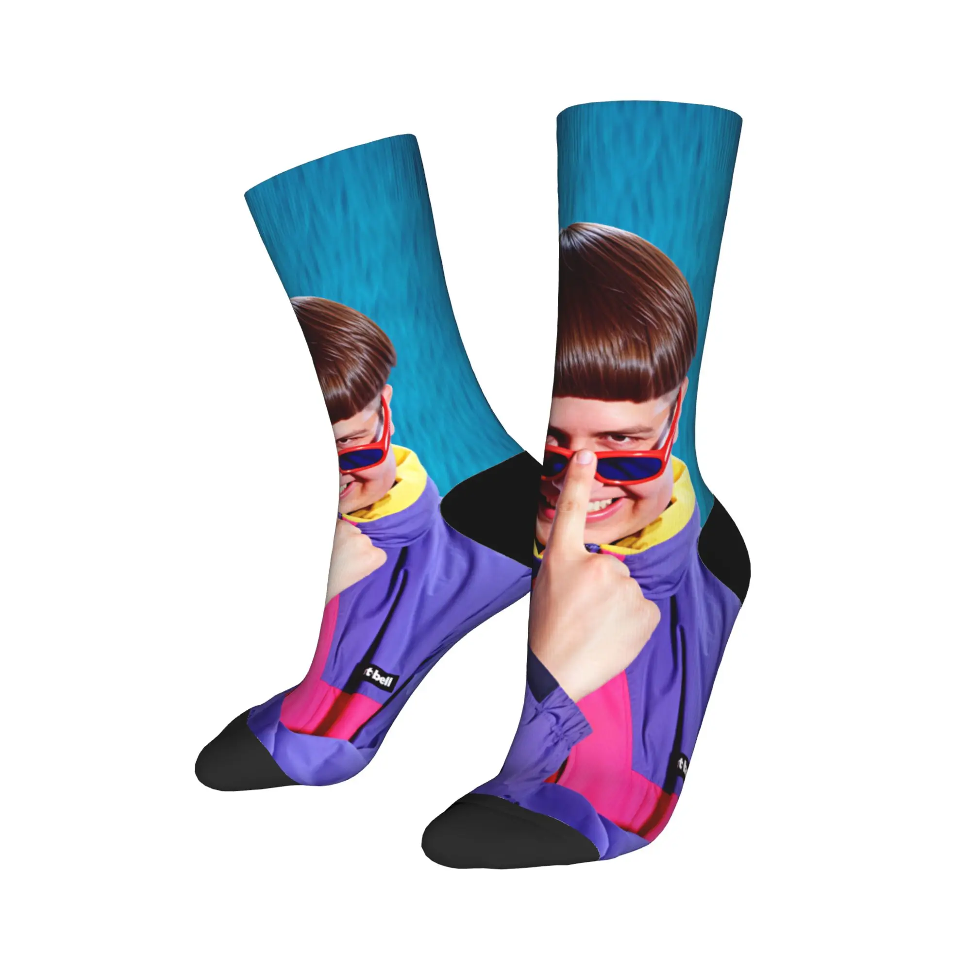 Oliver Tree  Socks  Graphic Stockings Anti Sweat Men Socks High Quality Spring Modern Cycling Socks