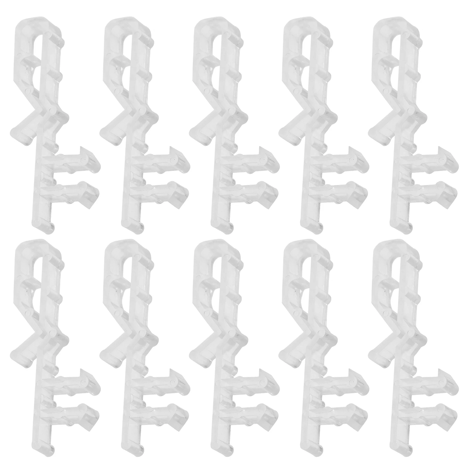 

10 Pcs Curtain Trim Clips Safe Reusable Vertical Blinds Accessories Longtime Window Decor Blind Repair Parts Holder