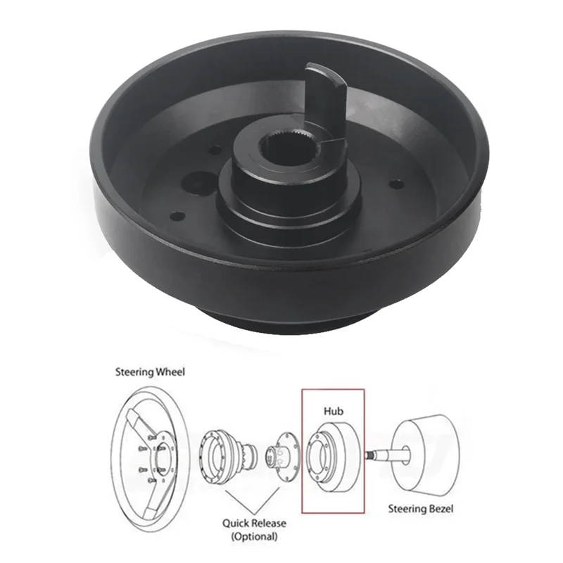Hot Selling-SRK-E30H Aluminum Racing Steering Wheel Short Hub Kit Adapter Boss Kit For BMW E30 3-/5-SERIES 318 325 528 M3 M5 84-
