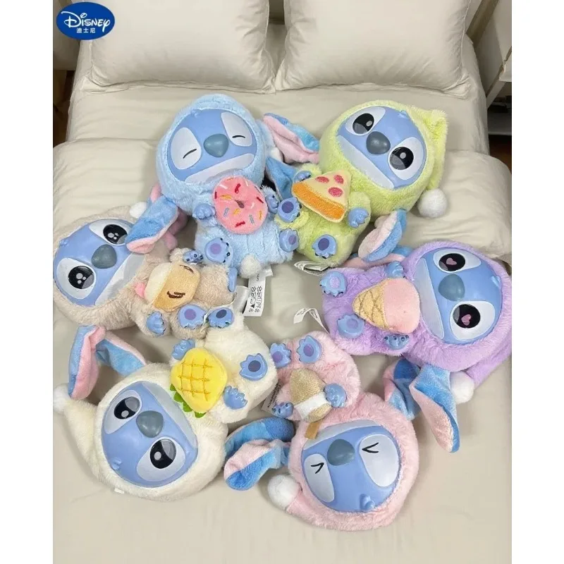 ตุ๊กตาสติทช์จากดิสนีย์ คอลเลคชั่นกล่องสุ่ม ของตกแต่งกระเป๋า พวงกุญแจดีไซน์น่ารัก อุปกรณ์เสริมแฟชั่นสำหรับตกแต่งกระเป๋า