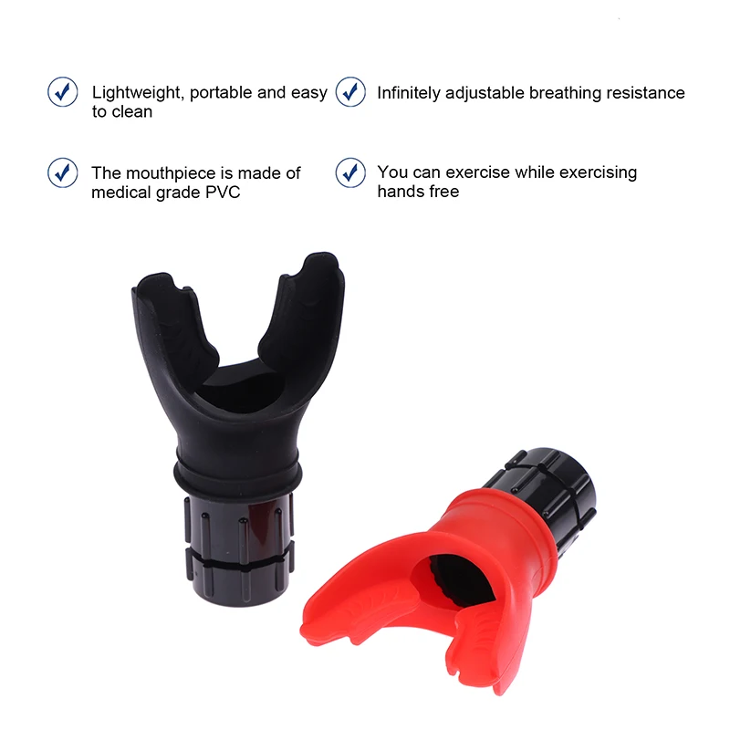 Portable abdominal Breathing Trainer adjustable Lung Respirator Fitness Equipment Training Outdoor Expiratory Exercise Tool