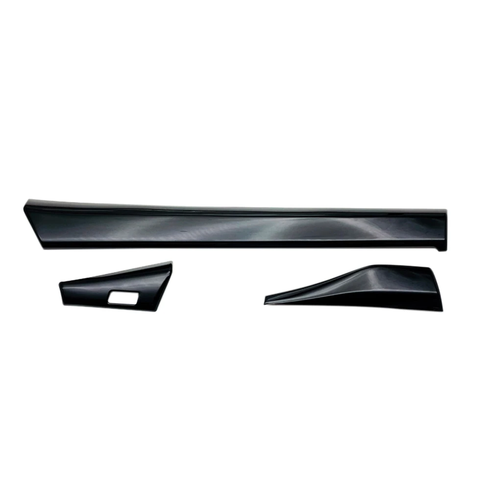 3 pçs carro preto brilhante center console painel painel decorativo capa guarnição para honda hrv HR-V vezel 2021 2022 rhd