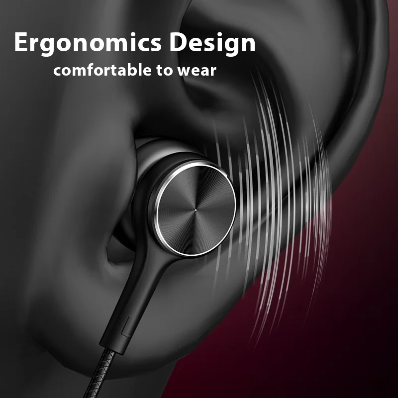 Mobiltelefon Typ-C Kabelgebundene Kopfhörer für Samsung Galaxy Huawei Xiaomi Pad Lenovo USB C 3,5 mm Kopfhörer für PC Laptop Jack Headset