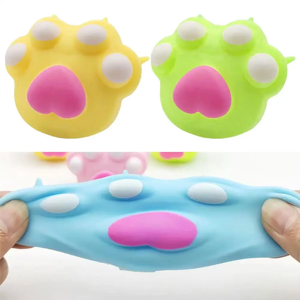 Cat Claw Squeeze Toy Fidget Quick Rebound Mini Cute Relief Cat Toy artiglio giocattolo giocattoli antistress creativo sensoriale T7Y8