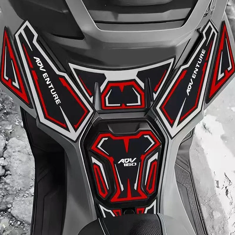 

Motorcycle 3D Carbon Braze Vein Oil Tank Sticker Waterproof Soft Adhesive Decal ADV-160 Fit For HONDA ADV 160 2023-2024