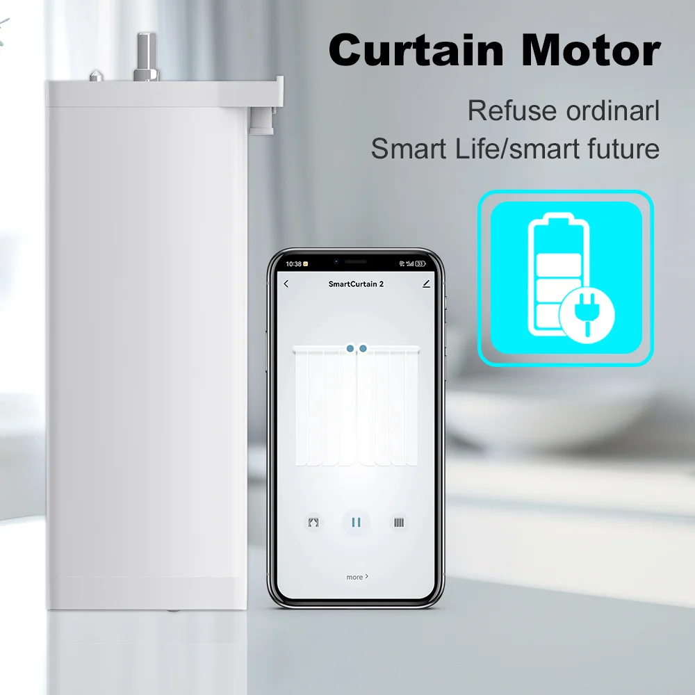 Smart life Tuya Zigbee Electric Curtain Motor automatic Intelligent Support Voice Control Tools Alexa Google Assistant 15cm size