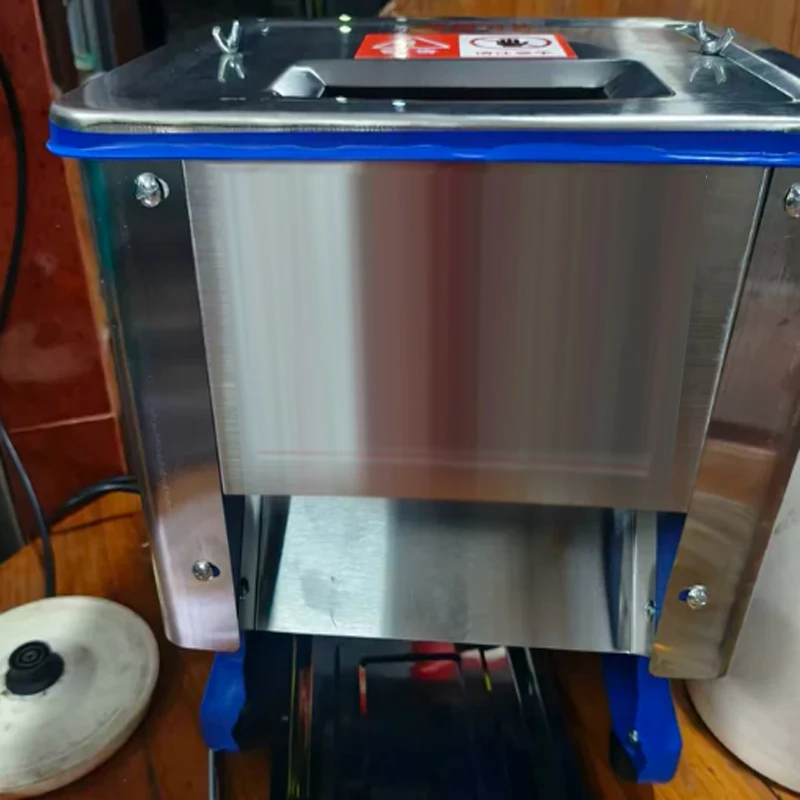 Commercial Desktop Stainless Steel Meat Cutter Electric Potato Slicer Vegetable Shredder