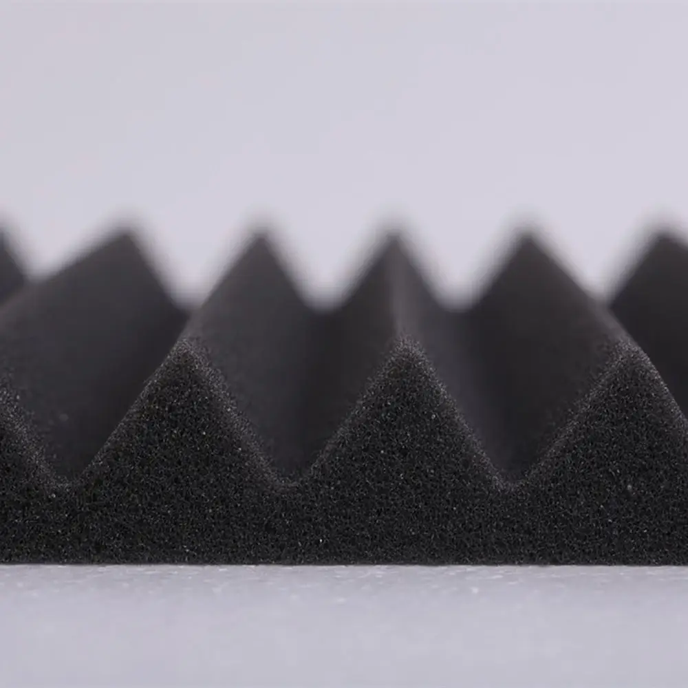 1/12 قطعة جديد عزل الصوت عازل للصوت رغوة 30x30x2.5 سنتيمتر الثلاثي الأخدود لوح رغوة صوتية عازلة للصوت استوديو لوحة الحائط #4