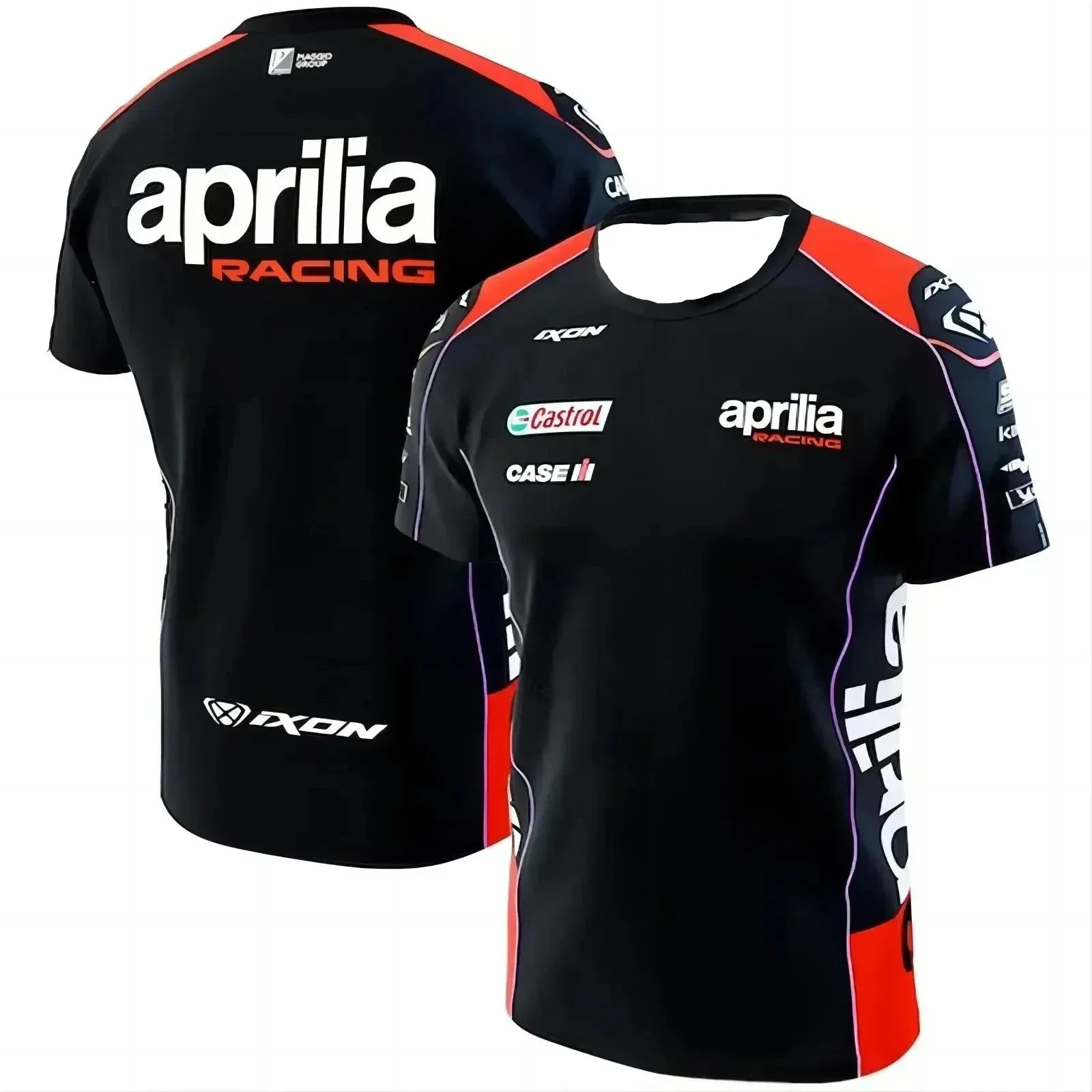

2025 3d Printing Moto Moto GP Team 3D Printed T-shirt O Collar Short-sleeved Sports T-shirt Outdoor Cycling Clothing