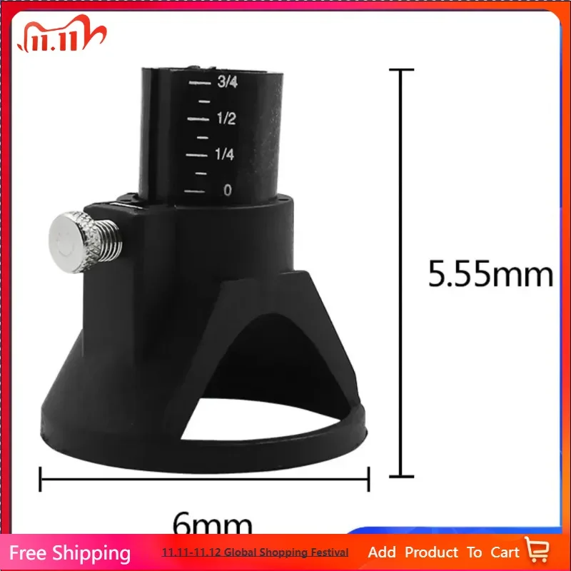 

High Quality MultiPro Drill's Special seat Dedicated Locator Horn Fixed Base 6pcs HSS Wood Milling Burrs Cutter Set