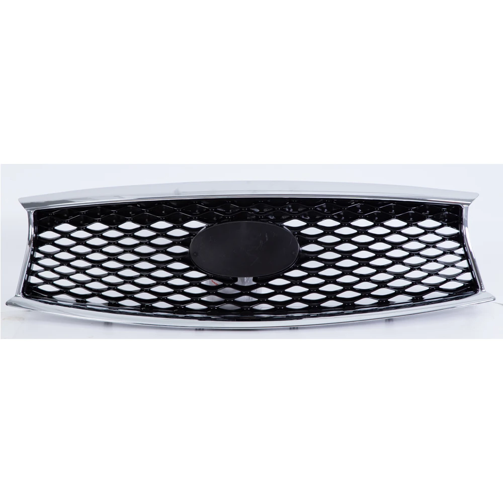

for Infiniti QX70 grille 3.7 (Honeycomb version) high-gloss black mesh core + electroplated frame OE 62070-6WP0A