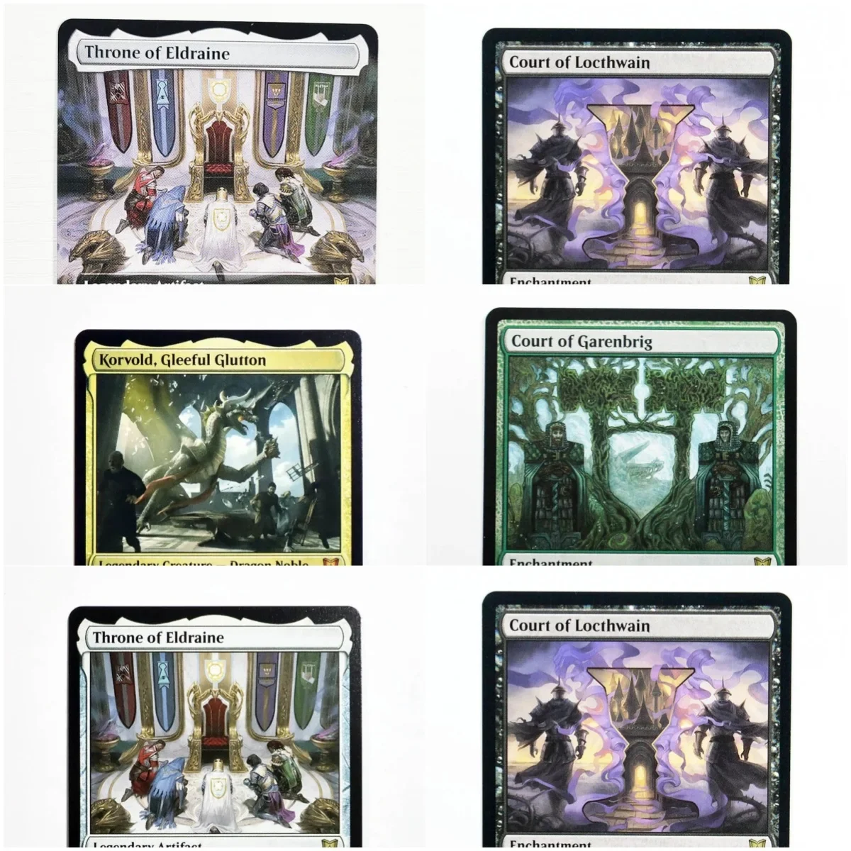 

WOC (Throne of Eldraine Gathering) Holo/Foil TCG Magical Proxy Cards Game Quality Proxy Board Playing Game Trading Cards proxy