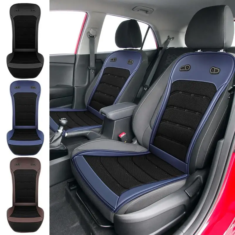 12/24V Car Seat Cooling Pad Breathable Cooled Vehicle Seat Covers Pads Mat Auto Ventilated Seat Cushion Car Accessories