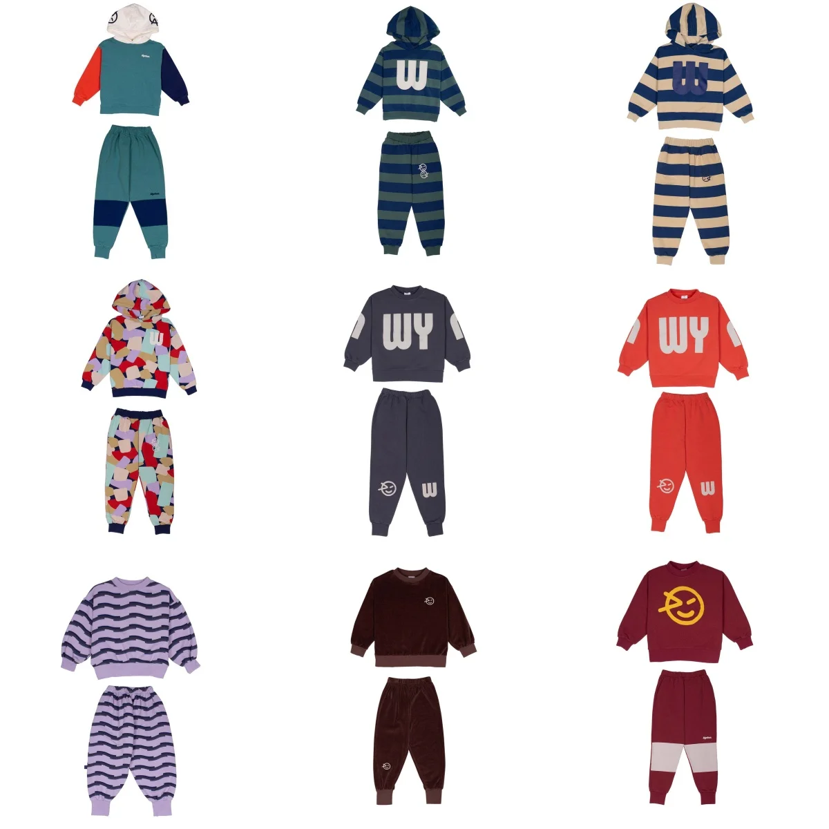 2024AW Wynken Girls Sweater Kids Sweatshirt Boys Tops Set for Boys Children's Sweatpants Baby Outfit Set Pants Outwear Clothes